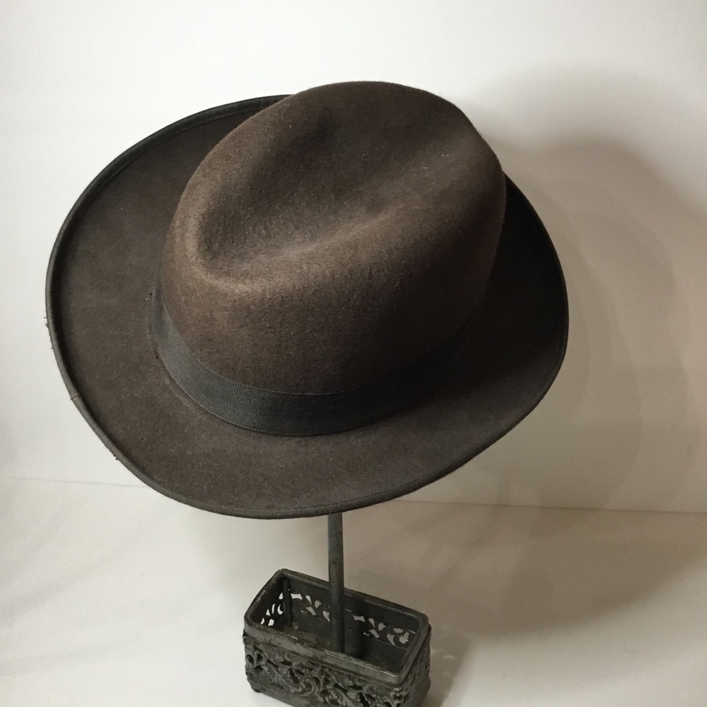 St. Patrick Men’s Brown 100% Wool Hat Size S - Picture 3 of 8